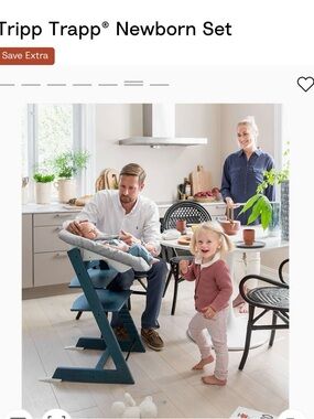 Tripp Trapp Newborn Highchair Seat by Stokke